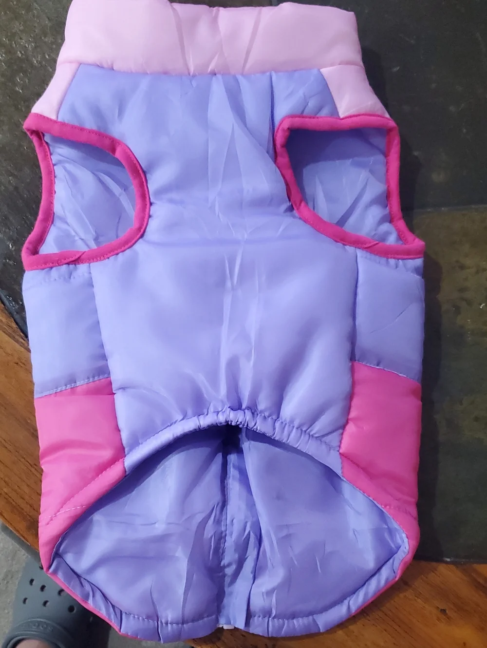 Dogs Colorblock Puffer Coat - Pink & Lavender